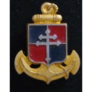 insigne de la 9° division d'infanterie coloniale de fabrication Augis