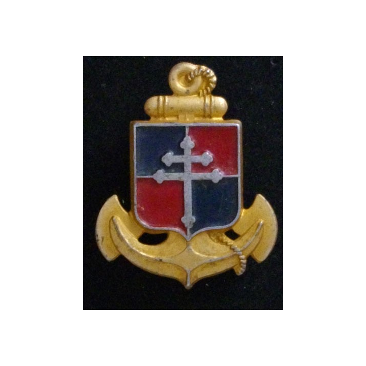 insigne de la 9° division d'infanterie coloniale de fabrication Augis