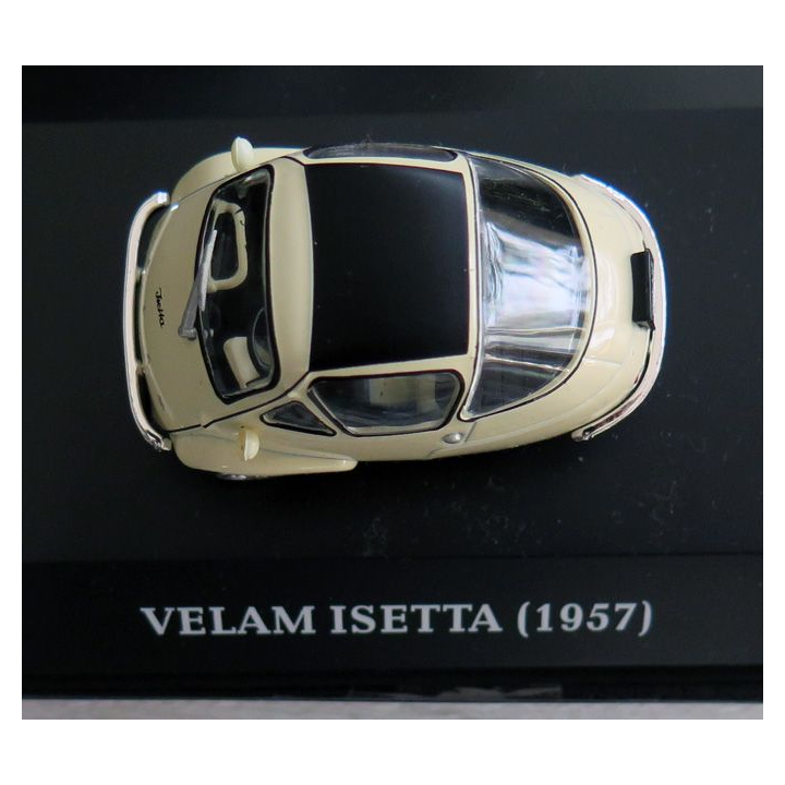 Voiture de collection : Velam Isetta 250 1957 dans on coffret plastique