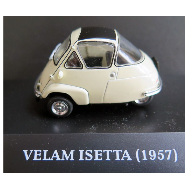 Voiture de collection : Velam Isetta 250 1957 dans on coffret plastique