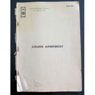 Cours d'armement n° 1471 de l'Ecole d'enseignement technique de l'armée de terre