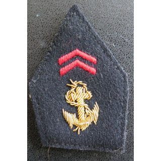 PATTE DE COL officier de la coloniale ou Troupe de Marine en cannetille