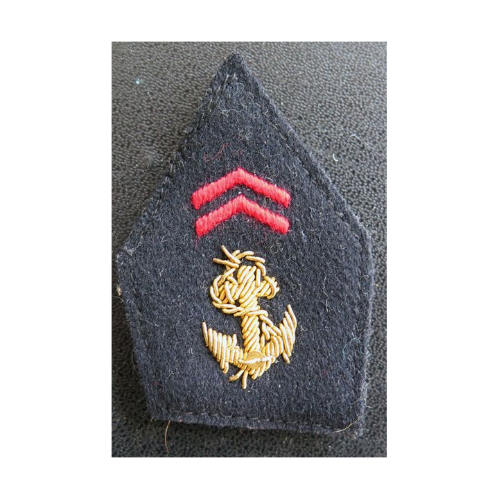 PATTE DE COL officier de la coloniale ou Troupe de Marine en cannetille