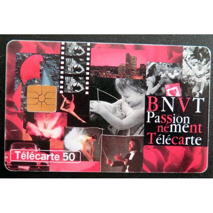 Carte téléphonique télécarte 50 BNVT Passionnément Télécarte