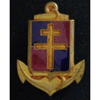 insigne de la 9° division d'infanterie coloniale de fabrication Courtois déposé