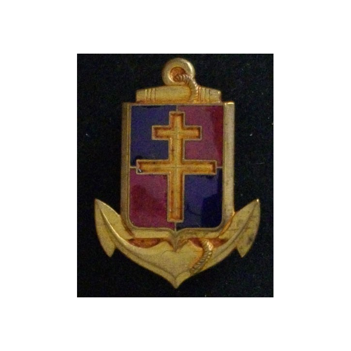 insigne de la 9° division d'infanterie coloniale de fabrication Courtois déposé