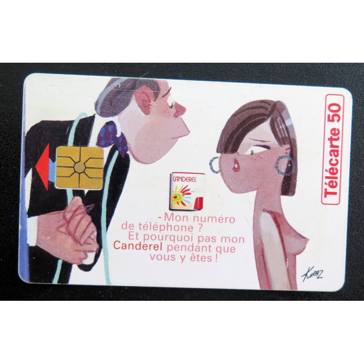 télécarte 50 unités France télécom Canderel