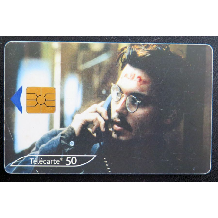 Carte téléphonique télécarte 50 Téléphone et cinéma Johnny Depp