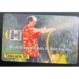 télécarte 50 unités Quand on n'a pas le bon tuyau