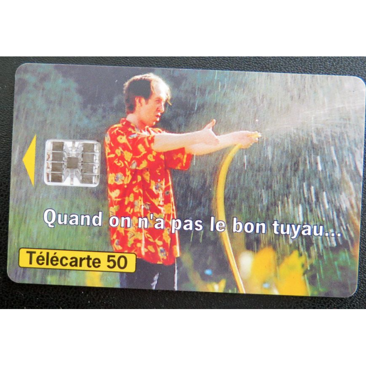 télécarte 50 unités Quand on n'a pas le bon tuyau