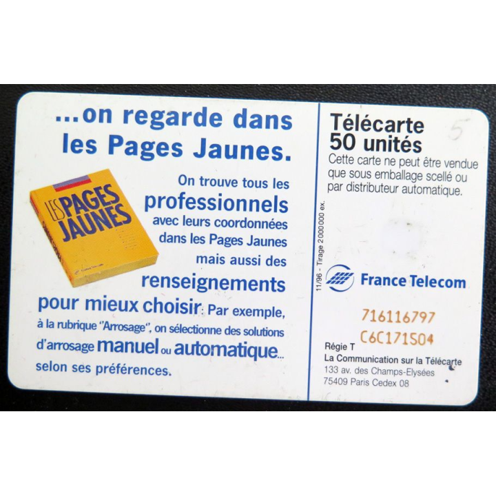 télécarte 50 unités Quand on n'a pas le bon tuyau