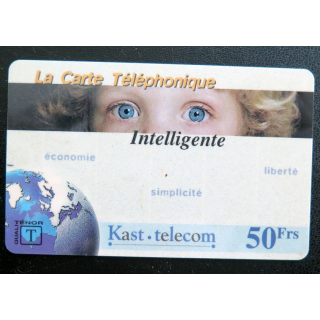 Carte téléphonique intelligente Kast telecom 50 frs