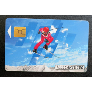 Carte téléphonique télécarte 120 unités XVI° Jeux olympiques d'hiver