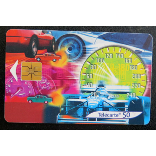 Carte téléphonique télécarte 50 XX° siècle carte n° 5 L'automobile