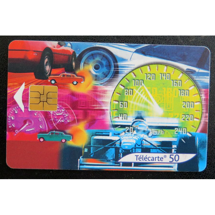 Carte téléphonique télécarte 50 XX° siècle carte n° 5 L'automobile