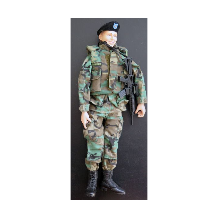 Figurine de soldat US au 1/6° 29 cm de hauteur équipée complet