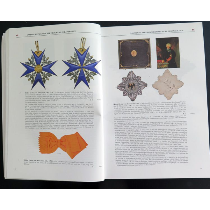 CATALOGUE KÜNKER du 11 Novembre 2023 sur les ordres et médailles 457 lots couleur