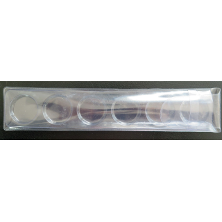 enveloppe plastique de 6 Capsules Muselet de bouteille de Champagne