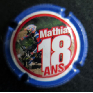 Capsule Muselet de bouteille de champagne MIGNON Pierre n° 220 Mathias 18 ans