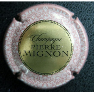 Capsule Muselet de bouteille de champagne MIGNON Pierre n° 151c contour vieux rose