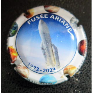 Capsule Muselet de bouteille de champagne MIGNON Pierre n° A20 Fusée Ariane