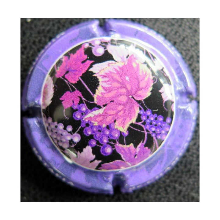 Capsule Muselet de bouteille de champagne MIGNON Pierre n° 270a contour mauve