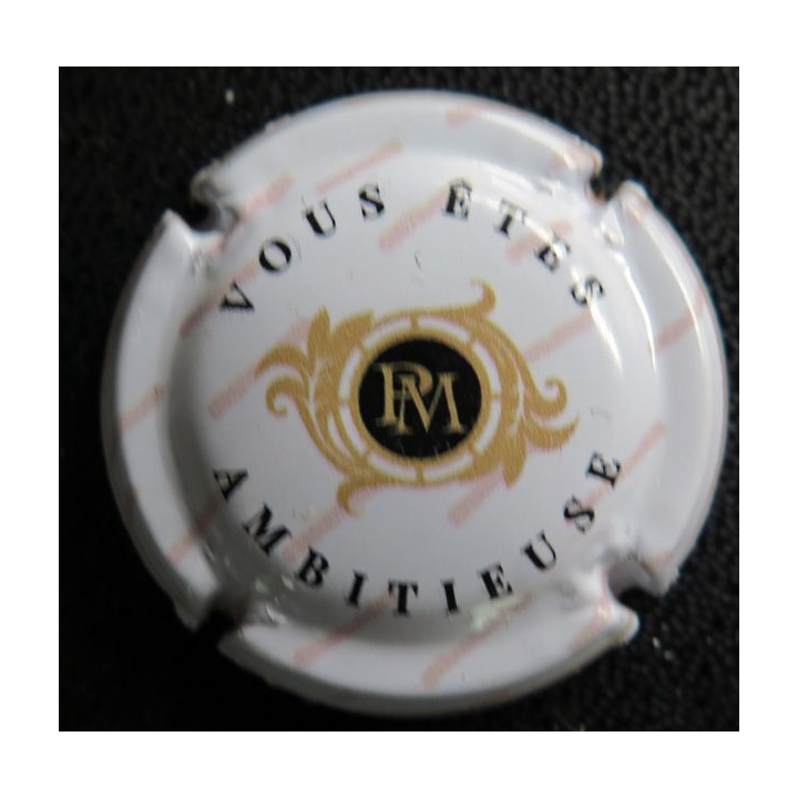 Capsule Muselet de bouteille de champagne MIGNON Pierre n° 202c ambitieuse