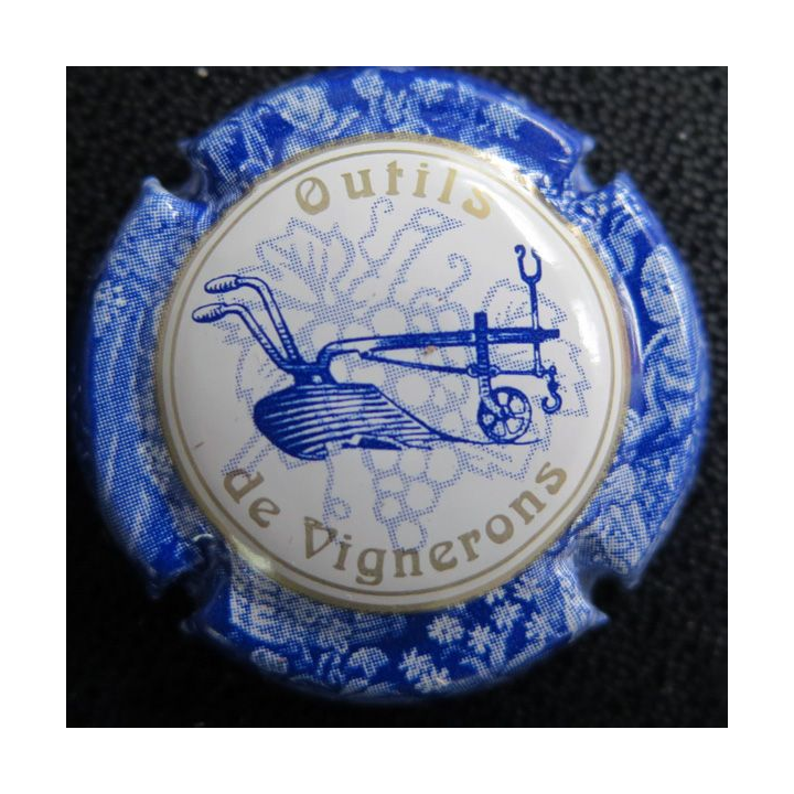 Capsule Muselet de bouteille de champagne Générique n° 1256d charrue