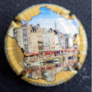 Capsule Muselet de bouteille de champagne GÉNÉRIQUE n° 1176m Calvados 14