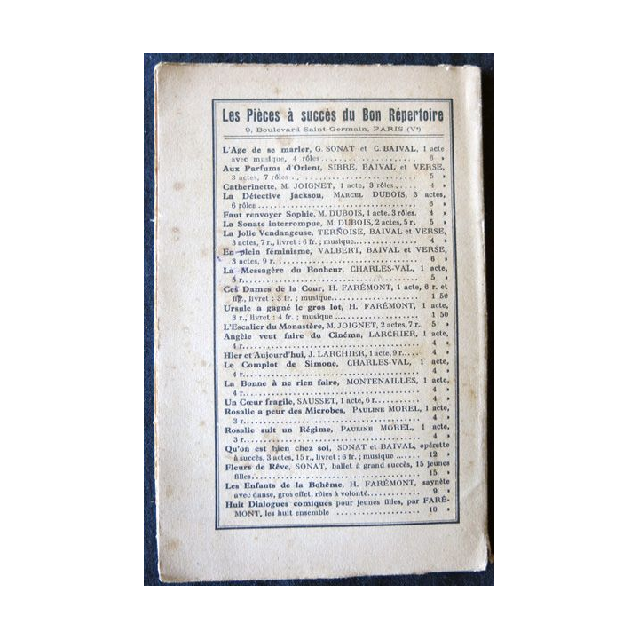 Mère sublime  tragédie en 5 actes de L.B de Laval édité Le Bon Répertoire, C. Vaubaillon Editeur