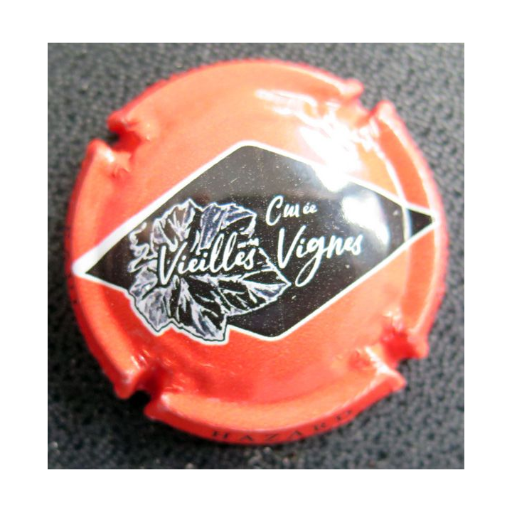 Capsule Muselet de bouteille de champagne HAZARD Paul n° 19 cuvées vieilles vignes
