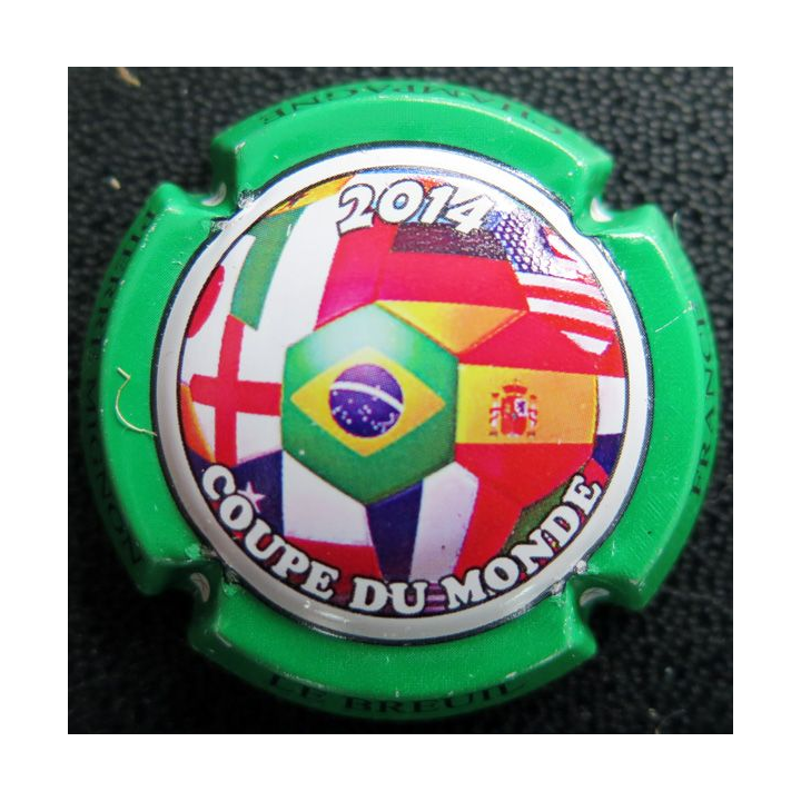 Capsule Muselet de bouteille de champagne MIGNON Pierre n° 106 contour vert