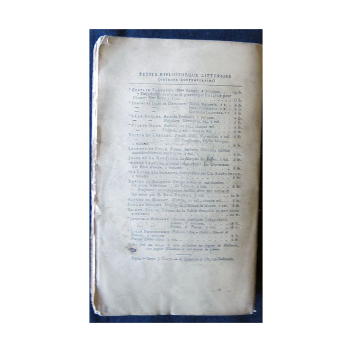Œuvres poétiques de Victor de Laprade- Psyché odes Harmodius Alphonse Lemerre Editeur M DCCC LXXVIII