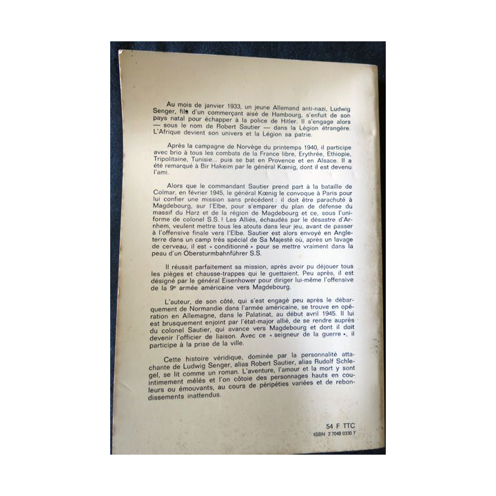 L'officier de Maddebourg de Marc Toledano aux Editions France - Empire