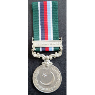 PAKISTAN :  general service medal 1948 avec agrafe DIR-BAJAUR 1960-1962