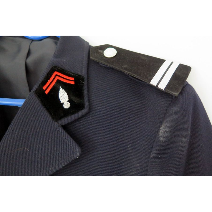 Tenue de sortie de lieutenant de pompiers comprenant veste et pantalon