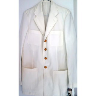Tenue Petit Blanc d'Officier de Marine comprenant veste et pantalon blancs