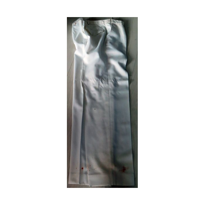 Tenue Petit Blanc d'Officier de Marine comprenant veste et pantalon blancs