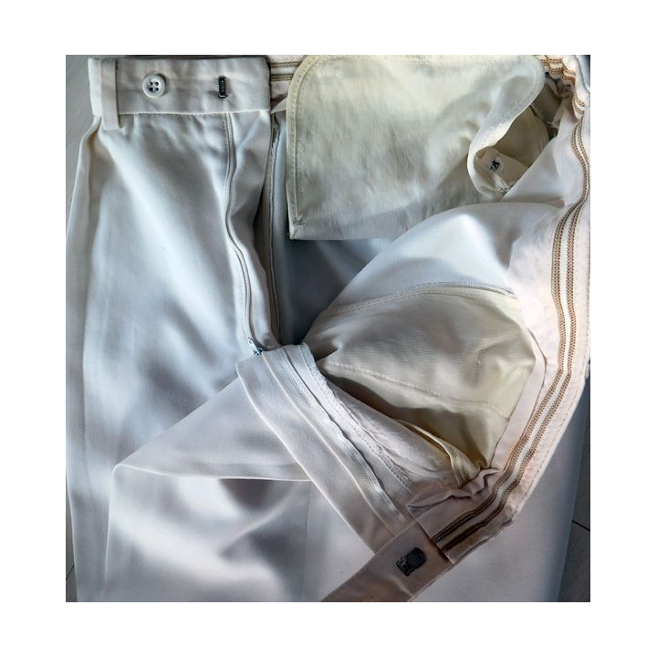 Tenue Petit Blanc d'Officier de Marine comprenant veste et pantalon blancs