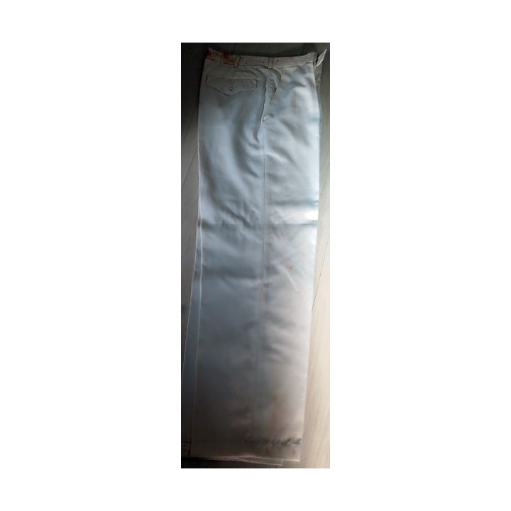 Pantalon blanc de Tenue Petit Blanc d'Officier de Marine hauteur 104 cm