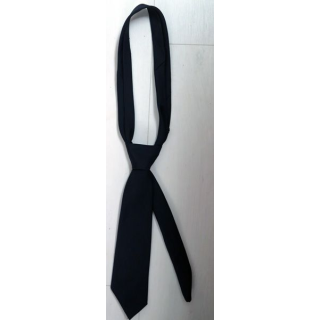 Cravate noire militaire de tenue de sortie neuve
