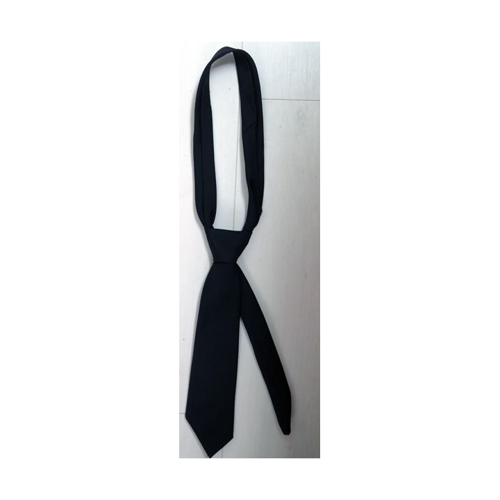 Cravate noire militaire de tenue de sortie neuve
