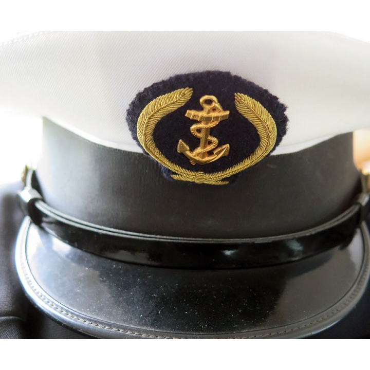 Casquette de second maître ou maître de la Marine Nationale SOFAC taille 60 1994