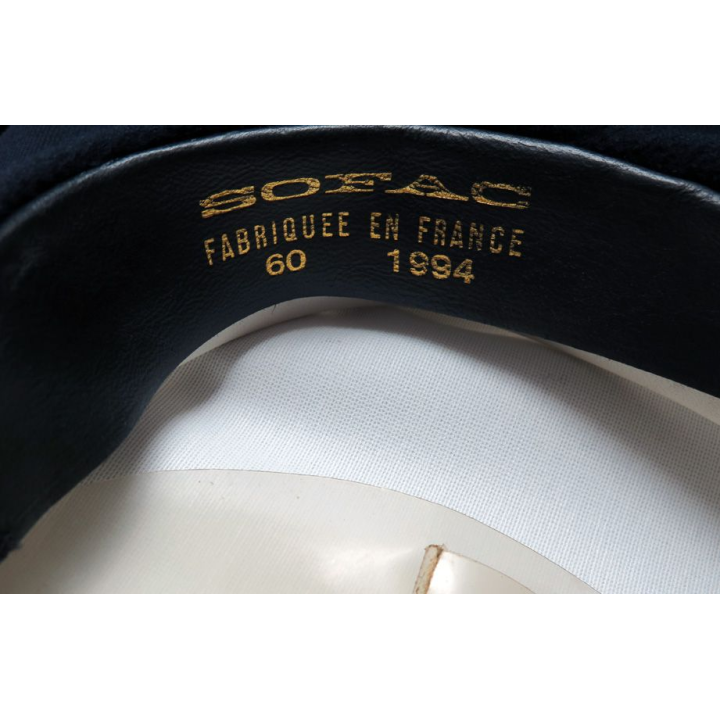 Casquette de second maître ou maître de la Marine Nationale SOFAC taille 60 1994