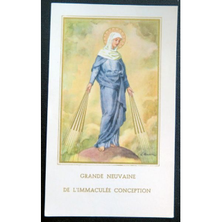 IMAGE PIEUSE : Grande neuvaine de l'Immaculée Conception 1949