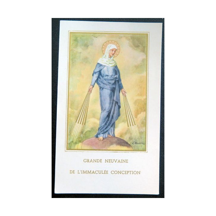 IMAGE PIEUSE : Grande neuvaine de l'Immaculée Conception 1949