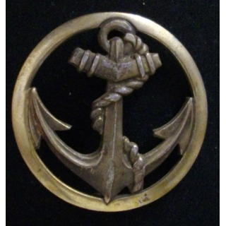 INSIGNE DE BÉRET :  TROUPES COLONIALES (L.BICHET)