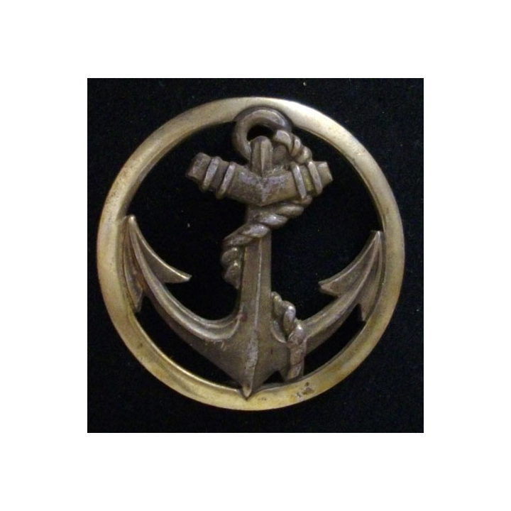 INSIGNE DE BÉRET :  TROUPES COLONIALES (L.BICHET)