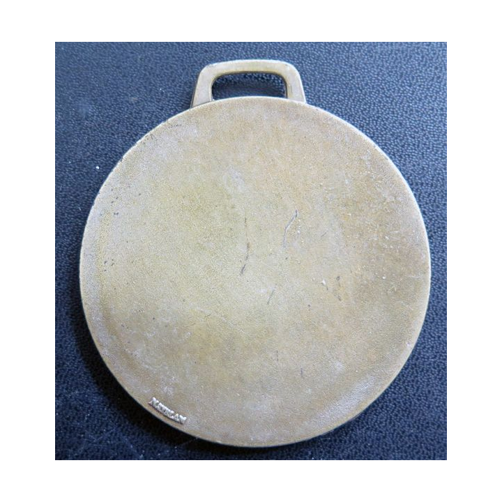 Médaille bronzée et dorée de course à pied athlétisme fabrication Nayblan 7cm