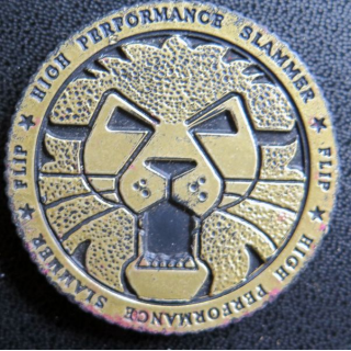 Médaille plastique High performance slammer 4,2 cm de diamètre